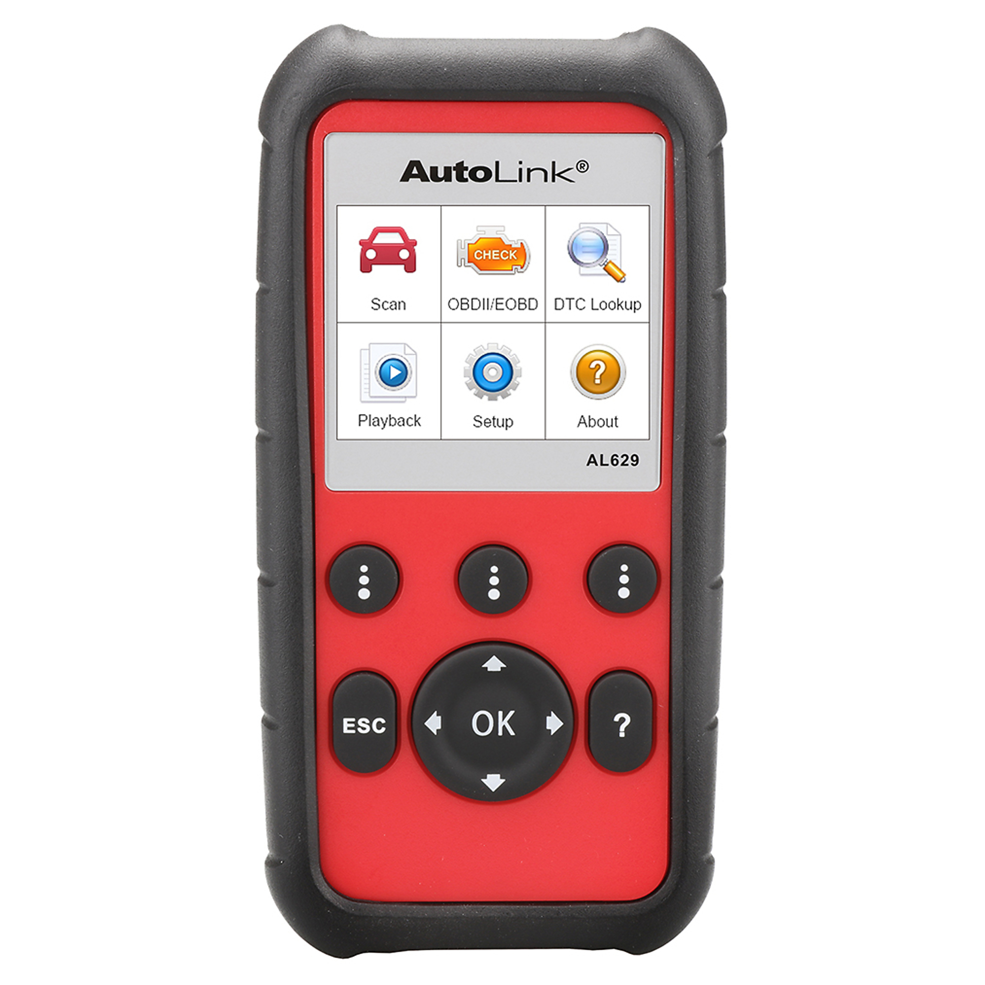 Autel ABS/SRS/Engine/Transmission Scan Tool — 2.8in. LCD, OBDII, Live Data, Model# AL629